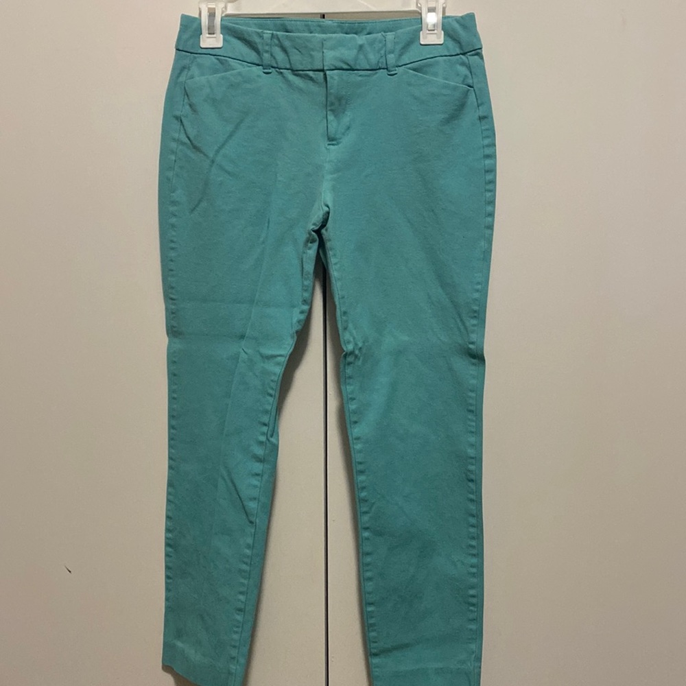 Old Navy turquoise pixie ankle length pants